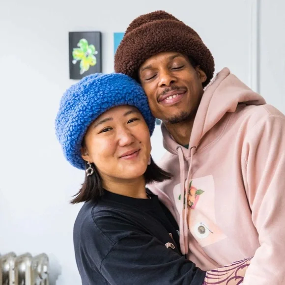 Women's Brown Fleece Hat - Picture 8 of 9